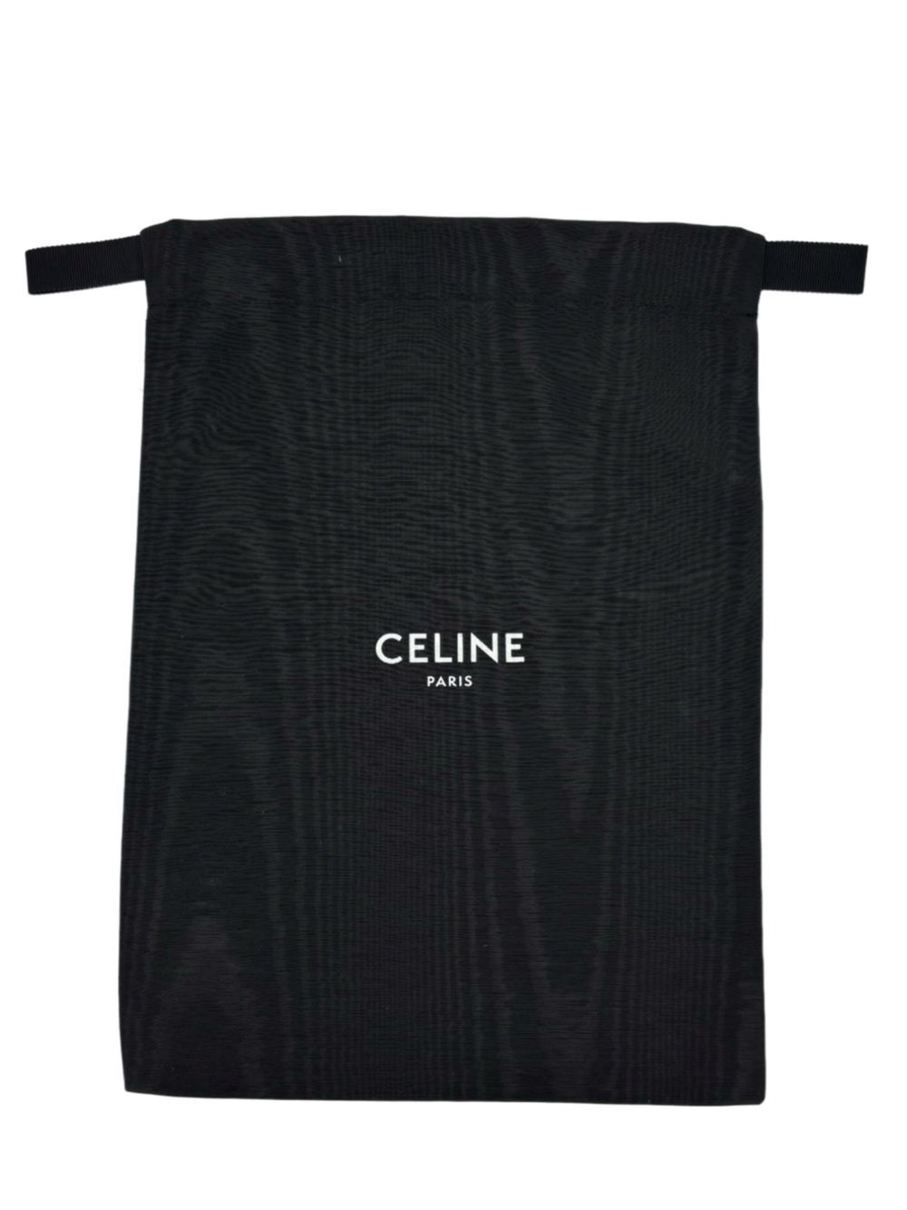 New- Celine Black Moire Dust Bag- 10”W x 12”H - Qty 1